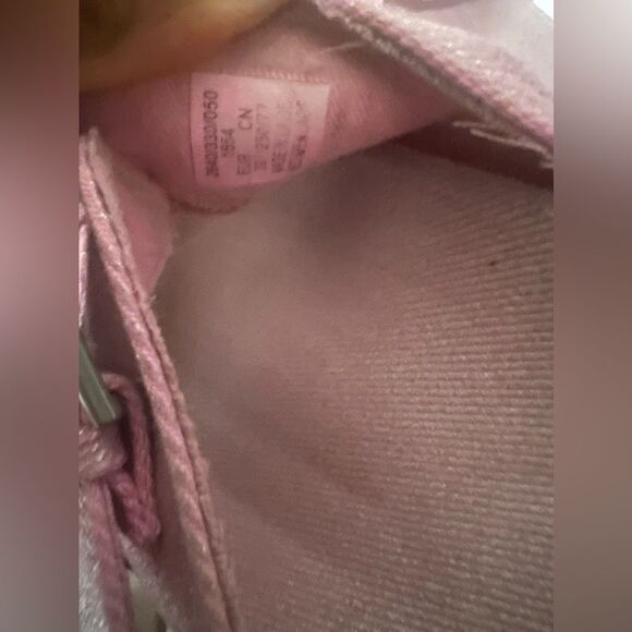 Zara Buckled Denim Slip On Open Toe Flat Sandals Pink Women's 39 /9 Out Of Stock - Picture 5 of 13